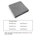 고밀도 스펀지 소파 쿠션, 단단한 목재, 레드우드 창 매트, 다다미 의자 리넨 천, 사각 쿠션, 두께 5-8cm - 이미지 6