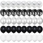 40pcs 12inch 로즈 골드 색종이 라텍스 풍선 생일 축하 파티 장식 어린이 성인 소년 소녀 베이비 샤워 웨딩 용품 - 이미지 6