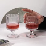 프리미엄 유리 컵 세트 와인 잔 하이볼 컵 가정용 Drinkware 커피 컵 Sober Drunk 용 경량 유리 - 이미지 4