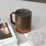 [제니퍼룸] 스테인리스 2중단열 보온 보냉 타임리스 텀블러 머그 370ml - 이미지 4