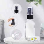 1PC 5ml-100ml 투명 유리 향수병 분무기 안개 병 여행 리필 용 병 에센셜 오일 용기 - 이미지 3