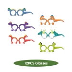 공룡 생일 파티 장식 종이컵 접시 식탁보 밀짚 배경 식기 풍선 아기 어린이 파티 용품 - 이미지 4