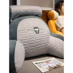 아이스 실크 침대 옆 베개 부드러운 등받이 독서 베개 대형 등받이 소파 베개 머리 받침대 침대에서 독서 여름 - 이미지 4