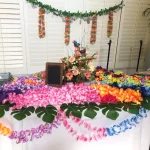 12/24pcs 하와이 Leis 루아 파티 꽃 목걸이 다채로운 열대 하와이 대량 여름 해변 휴일 풀 생일 파티 장식 - 이미지 5