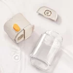 재사용 가능한 유리 소금 셰이커, 향신료 항아리, 소금 설탕 후추 셰이커 박스, 밀봉 측정 조미료 항아리, BBQ 주방 액세서리, 180ml - 이미지 4