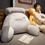 얼음 완두콩 침대 옆 쿠션 부드러운 허리 베개 큰 등받이 침대 베개 소파 베개 침대 독서. - 이미지 6
