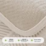 1PC 여름 아이스 실크 소파 시트 커버 미끄럼 방지 시원한 느낌 애완 동물 어린이 소파 슬립 커버 L 코너 소파 타월 거실 여름쇼파패드 쇼파패드 - 이미지 3