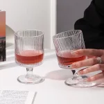 프리미엄 유리 컵 세트 와인 잔 하이볼 컵 가정용 Drinkware 커피 컵 Sober Drunk 용 경량 유리 - 이미지 5