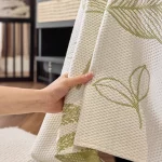 냉각 얼음 실크 소파 커버 거실 여름 고양이 방지 전체 커버 소파 보호대 미끄럼 방지 소파 낮잠 사무실 담요 장식 - 이미지 3