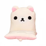 귀여운 만화 곰 형제 자매 좌석 쿠션 등받이 베개 통합 사무실 의자 소파 여자 친구 생일 선물