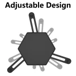 6/12Pcs 컵 홀더 조정 가능한 쌓을 수있는 커피 머그잔 주최자 공간 보호기 주방 찬장 Drinkware 컵 보관함 - 이미지 5