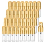 30/50/100pcs 2ml/3ml/5ml/10ml 유리 리필 형 향수 병 빈 스프레이 병 분무기 향수 병 금속 스프레이 병