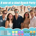 16-160Pcs 개인화 된 웨딩 선글라스 성인을위한 페인트 펜으로 사용자 정의 하트 선글라스 DIY 생일 웨딩 파티 호의 - 이미지 3