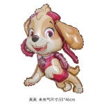 5pcs Paw Patrol 호일 풍선 라이더 체이스 스카이 록키 파편 테마 풍선 생일 파티 장식 어린이 용품 장난감 - 이미지 4