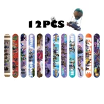 12/24/36pcs 슈팅 게임 Fortnition 슬랩 팔찌 파티는 어린이를위한 선물을 선호합니다 Goodie Bag 필러 파티 용품 장식 - 이미지 2