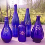 블루 썬 물병 대용량 에너지 병 청소 도구 Ceeport 크리스탈 유리 컵 모두를위한 절연 원형 모양 - 이미지 4