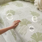 크림 슬레 시원한 느낌 소파 커버 천 여름 미끄럼 방지 팔걸이 소파 타월 얼음 실크 통기성 소파 에어컨 담요 - 이미지 3