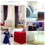 Thinkend 벨벳 원단, 실내 장식, 소파 커튼, 식탁보, 베갯잇 의자, 부드러운 부드러운 플레인 벨벳 천 - 이미지 5