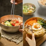 30/1Pair 중국 젓가락 스테인레스 스틸 미끄럼 방지 스시 젓가락 한국 일본 음식 금속 스틱 재사용 가능한 주방 식기 - 이미지 5