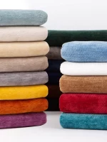 소파 커튼 식탁보 바느질 일반 두꺼운 섬유 바느질 부드럽고 편안한 미터당 고품질 셔닐 실 직물