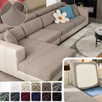 두꺼운 자카드 소파 시트 커버 탄성 소파 커버 보호대 소파 용 소파 먼지 방지 이동식 소파 쿠션 커버