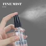 1PC 5ml-100ml 투명 유리 향수병 분무기 안개 병 여행 리필 용 병 에센셜 오일 용기 - 이미지 2