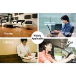 지퍼 포켓이 있는 삼각형 베개, 삼각형 웨지 받침대, 작은 등 지지대 베개, 사무실 가정 침대 소파용 쿠션 베개 - 이미지 2