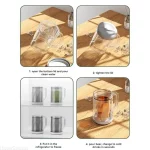 창의적인 냉동 맥주 머그잔, 더블 레이어 샌드위치, 액체 냉장고, 냉동 컵, 차가운 음료, 냉장 컵, 주방 바 음료 용기 - 이미지 6