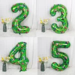 픽셀 캐릭터 마이 월드 알루미늄 필름 풍선 마인크래프트 배틀 스티브 다이아몬드 검 벌 게임 파티 데코 블록 디지털 선물 2개 - 이미지 2