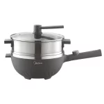 꽃심 없는 전기 프라이팬 가정용 다기능 찜 전기 냄비 전기 핫팟 - 이미지 6