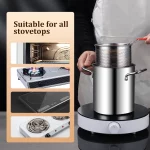 스테인레스 스틸 프라이어 팬 프라이 냄비, 바구니와 뚜껑이 달린 음식 등급 딥 프라이어, 치킨 프라이드 치킨 요리 도구 - 이미지 3