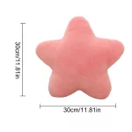 스타 던지기 베개 봉제 인형 장난감 슈퍼 부드러운 잠자는 베개 소파 쿠션 침실 장식품 사무실 소녀 생일 선물 - 이미지 6