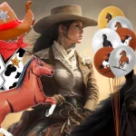 말 라텍스 풍선 말 생일 장식 말 풍선 세트 카우걸 파티 풍선 경마 어린이 파티 호의 용품 - 이미지 3