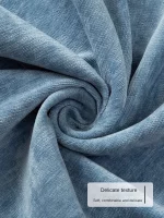 소파 커튼 식탁보 바느질 일반 두꺼운 섬유 바느질 부드럽고 편안한 미터당 고품질 셔닐 실 직물 - 이미지 4