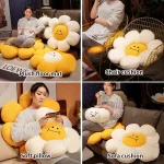 해바라기 앉아 쿠션 장식 쿠션 베개 소파 부드러운 방 장식 사무실 뒤 쿠션 선물 방석 - 이미지 6