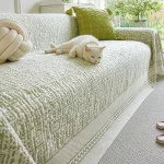 여름 얼음 실크 소파 타월, 거실용 고양이 긁힘 방지 소파 커버 다용도 범용 소파 낮잠 담요 쇼파 패드 Funda Sofa