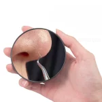 흡입 컵이있는 확대 거울 욕실 메이크업 거울 용 블랙 헤드 돋보기 휴대용 거울 라운드 5x/10x/15x - 이미지 3