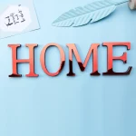 레드 미러 아크릴 영어 글자 벽 스티커, 휴일 축하 장식, 거실 아트 벽화 필 및 스티커 벽지 - 이미지 3