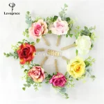 Lovegrace Boutonniere 웨딩 신부 손목 Corsage 플라워 걸 팔찌 화이트 로즈 댄스 파티 파티 남성용 버튼홀 장식 여성 Corsages - 이미지 4