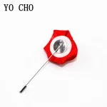 YO CHO 웨딩 Boutonniere 신랑 브로치 핀 실크 장미 꽃 단추 구멍 남성 정장 웨딩 꽃 액세서리 댄스 파티 장식 - 이미지 4