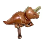 10 개 미니 공룡 호일 풍선 소년 동물 풍선 어린이 공룡 생일 파티 쥬라기 장식 풍선 - 이미지 4