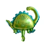 10 개 미니 공룡 호일 풍선 소년 동물 풍선 어린이 공룡 생일 파티 쥬라기 장식 풍선 - 이미지 3