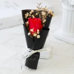 비누 장미 꽃다발 친구를위한 발렌타인 데이 선물 결혼식 꽃다발 홈 장식 장미 꽃 꽃다발 손 결혼식 파티 선물 - 이미지 5