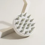 휴대용 실리콘 샴푸 브러시 휴대용 부드러운 두피 마사지 브러시 실리콘 샴푸 브러시 모발 성장을위한 헤어 두피 마사지 - 이미지 4