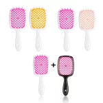 2pc 헤어 빗 세트 정전기 방지 두피 마사지 습식 건식 빗 Demelante 브러시 Расчески 헤어 스타일링 빗 살롱 이발사 브러쉬 키트 - 이미지 2