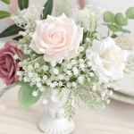 10Pcs Babys 호흡 인공 꽃 Gypsophila 가짜 꽃 결혼식 부케 센터 피스 꽃꽂이 장식 - 이미지 4