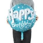 생일 파티 풍선 라운드 하트 포일 헬륨 풍선, 웨딩 발렌타인 데이, 사랑해, 장식 용품, 세트당 5 개 - 이미지 5