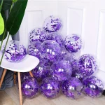 30/20/10pcs 퍼플 레드 골드 실버 스팽글 풍선 반짝이 스팽글 글로브 풍선 생일 파티 크리스마스 파티 웨딩 데코라