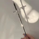 새로운 펑크 금속 칼 머리핀 여성을위한 중국 스타일의 간단한 헤어 스틱 Diy 헤어 스타일 디자인 도구 액세서리 Dropshipping