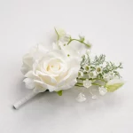 Uflower 은방울꽃 포켓 Boutonniere 신랑 Groomsmen 게스트 Boutonniere 결혼식, 동창회, 기념일, 졸업식 - 이미지 5